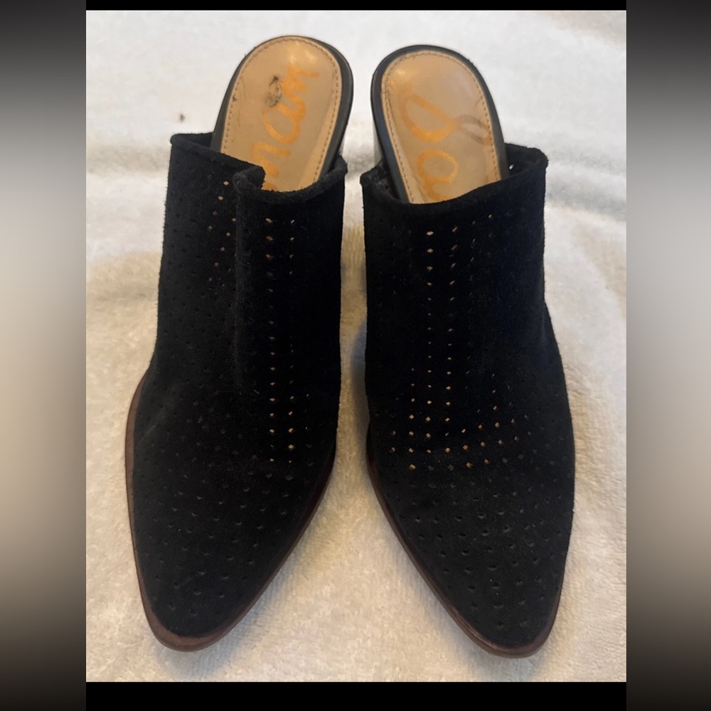 Sam Edelman Black Suede Women’s Dress Shoes Size 8.5